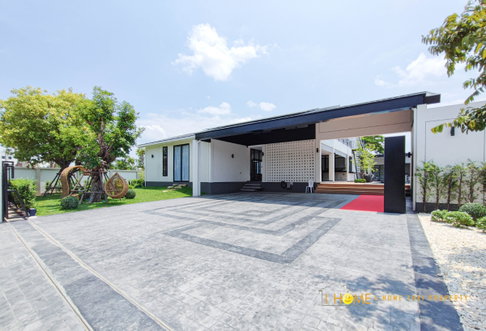 ขายPool villa ชั้นเดียว บ้านพร้อมสระว่ายน้ำในตัวระบบเกลือขนาดใหญ่ !!!! ฟรีโอน #C9MG100528