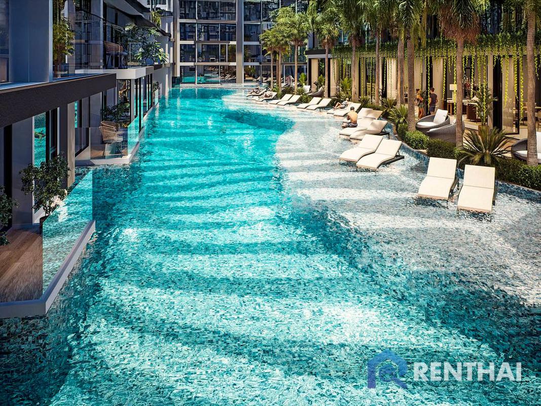รูป ขายคอนโด The Riviera Beverly Hills 1 ห้องนอน 38 ตร.ม. วิวสระว่ายน้ำ ชื่อต่างชาติ ห้องหายาก - รูปที่ 24/24