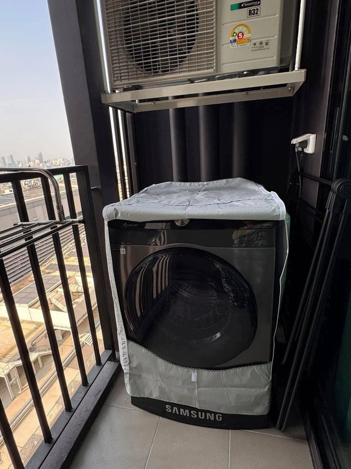 รูป PFD-08474 ให้เช่า นิว ดิสทริค อาร์ 9 (Nue District R9) คอนโดใหม่ห้องสวย ชั้นสูงวิวเมืองโล่ง ใกล้ MRT พระราม 9 🏙️สถานี 🚇✨ - รูปที่ 9/10