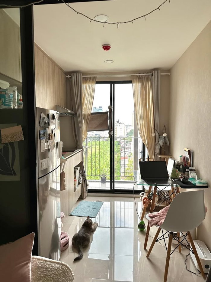 picture IKON SUKHUMVIT 77 FOR RENT / Fully furnished with built in bed / 29 SQM 14,500 THB - 10/11