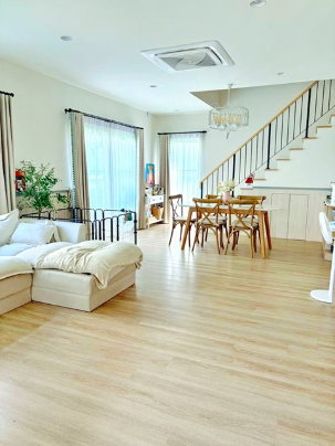รูป บ้านเดี่ยวสไตล์โมเดิร์น 4 นอน ราชพฤกษ์-345 โรบินสันไลฟ์สไตล์ ราชพฤกษ์ 1.05กม. 4 น้ำ รพ.ปากเกร็ด 2 1.2 กม. 54 ตร.ว.200 ตร.ม. 5 แอร์ - รูปที่ 2/8