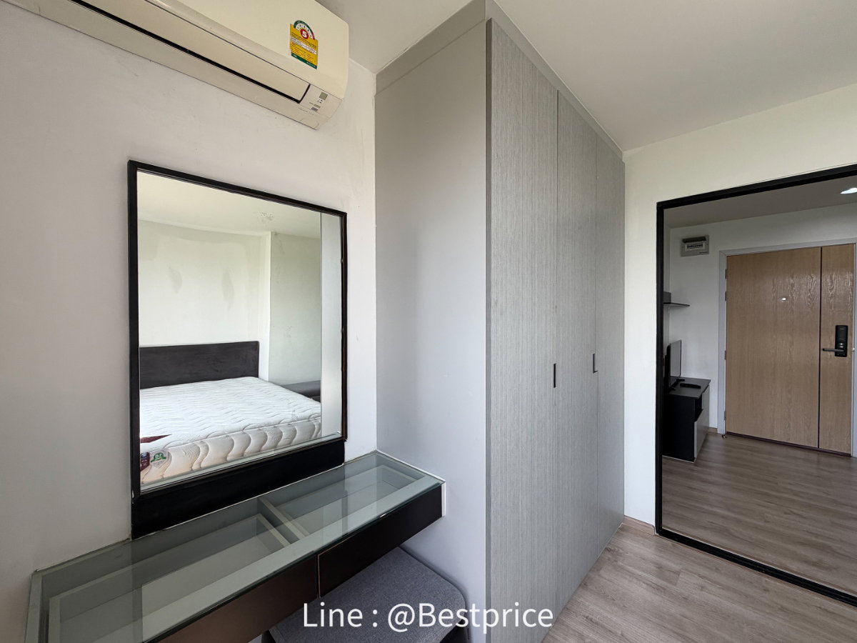 รูป BESTPRICE ให้เช่า Rise Rama 9 ห้องมุม เฟอร์ครบ ราคาพิเศษ  - รูปที่ 3/9