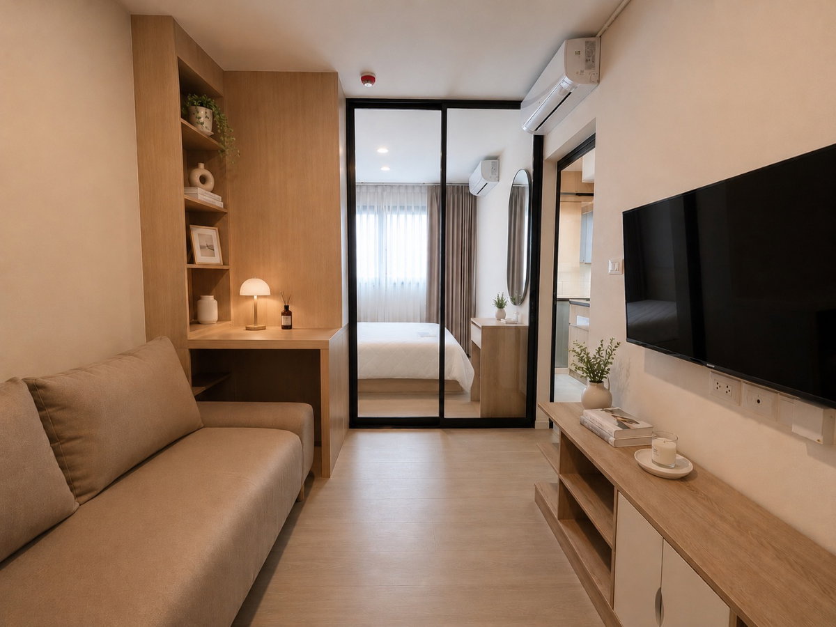 รูป 【Owner Post】The Origin Bangkae ใกล้ MRT บางแค | ห้อง 1 Bed วิวสระน้ำ | เฟอร์ ไฟฟ้า ครบพร้อมอยู่ | เพียง 10,500/เดือน - รูปที่ 2/17