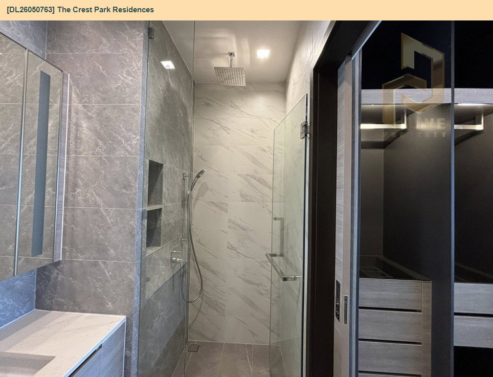 รูป DL26050763 ให้เช่าคอนโด เดอะ เครสท์ พาร์ค เรสซิเดนซ์ (The Crest Park Residences) ใกล้ MRT พหลโยธิน พร้อมเข้าอยู่ โทรด่วน 0653619502 LineID @897iyzll - รูปที่ 6/6