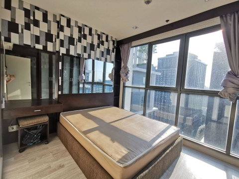 🔥ขาย คอนโดหรูพร้อมผู้เช่า  IDEO MOBI RAMA9 ไอดีโอ โมบิ พระราม 9 ห้องสวยมาก  แบบห้อง DUPLEX 2 ชั้น ✨ ตกแต่งเป็น 2 ห้องนอนได้สบาย