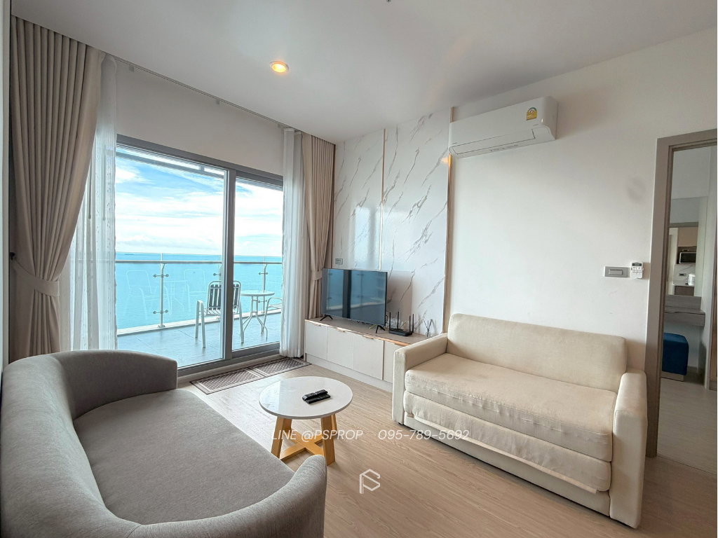 รูป คอนโดเช่าบางพระ ใกล้ตลาดหนองมนติดถนนสุขุมวิท The Symphony Condo✅ พร้อมเข้าอยู่ #CR0454 - รูปที่ 4/16