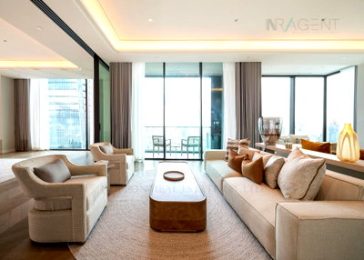 คอนโดให้เช่า : 🚩 ให้เช่าคอนโด วัน เอทตี้ไนน์ ไวร์เลส อาคาร 1 ชั้น 44 Penthouse ขนาด 371.00 ตรม ใกล้ MRT ลุมพินี