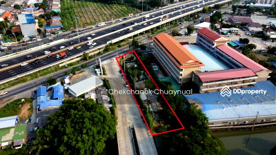 ที่ดิน วิทยาลัยเทคนิคมีนบุรี : ที่ดินสวย คู้บอน ติดถนนวงแหวนกาญจนา ถมแล้ว 366 ตรวา. ติดถนน2ด้าน จากราคา25.90 Mb ลดเหลือ 18.30Mb ด่วน