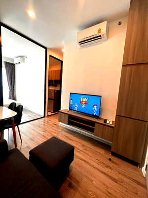 Condos for rent : PFD-08483 For rent Knightsbridge Collage Ramkhamhaeng, condo with beautiful proportions, separate kitchen, near Hua Mak BTS station 🚇✨