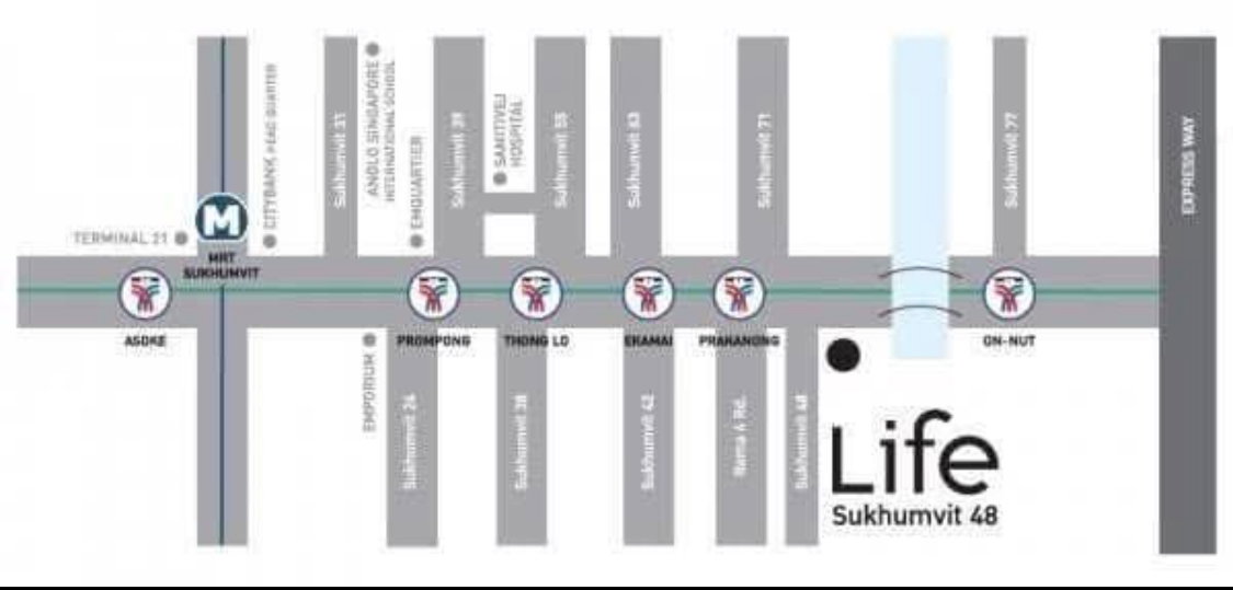 รูป Life Sukhumvit 48 ชั้น 28 ตึกS 1นอน 1น้ำ ขนาด 30ตรม. เช่า165,00บาท/เดือน  Line ID : @wealth.co - รูปที่ 12/12