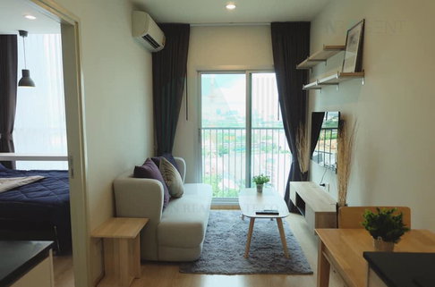 For Rent Condo NOBLE REVOLVE RATCHADA Building 1, Floor 15,1 bed room, Room size 26.00 sqm