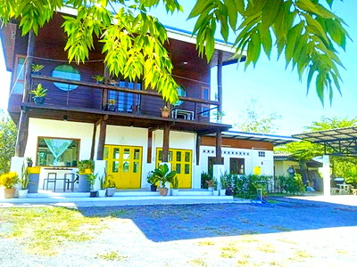 บ้านเดี่ยวให้เช่า : ดอยสะเก็ด คฤหาสน์ทรงไทย บ้านเดี่ยว 2 นอน 3 น้ำ ใกล้วัดต้นผึ้ง 300 ม. 3ไร่ 200ตร.ม. 50ตร.วา. บ้านต้นผึ้ง ใกล้ตลาดแม่อุ๊ยสา 2.8 กม.