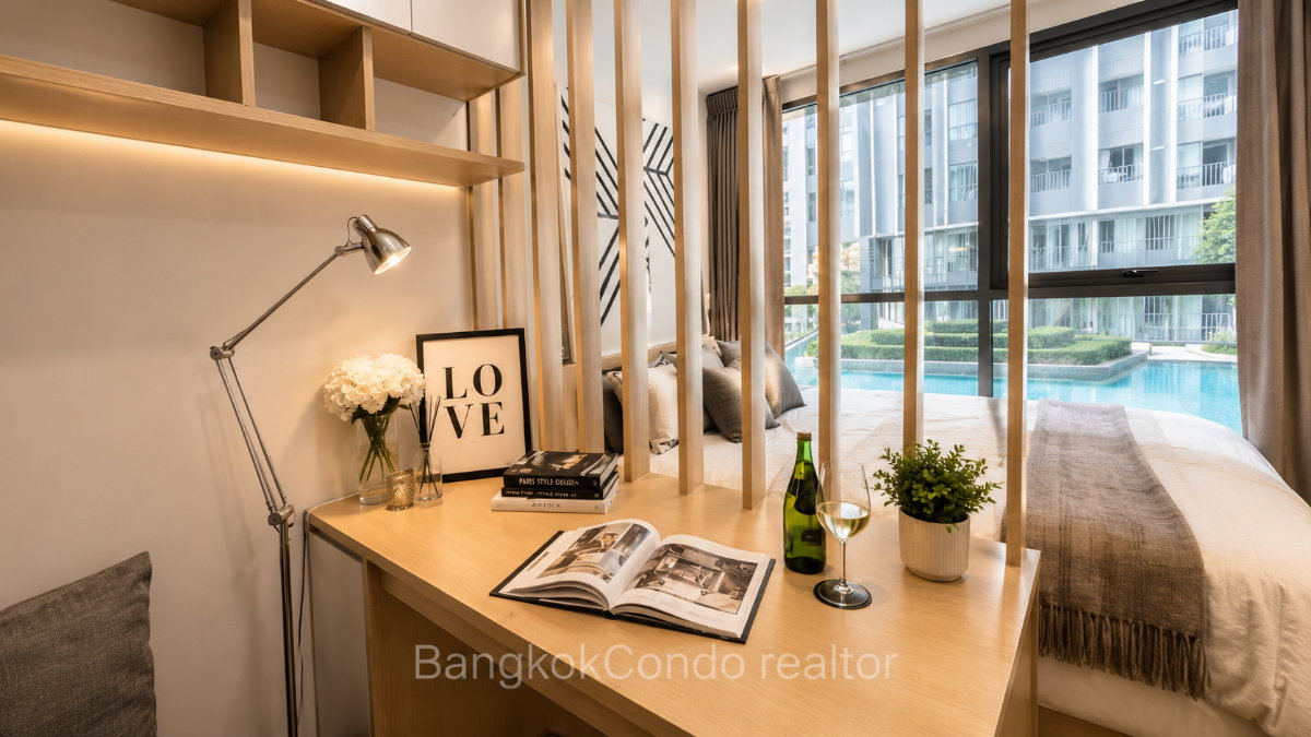 รูป 🍀🍀🍀Beautiful condo 🌸 ให้เช่า📌ไอดีโอ คิว จุฬา สามย่าน (Line:@rent2022) พร้อมเข้าอยู่ ✨A04697 - รูปที่ 4/9