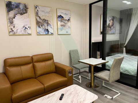📌 For Rent Condo THE POLITAN RIVE Building 1, Floor 15,1 bed room, Room size 31.00 sqm