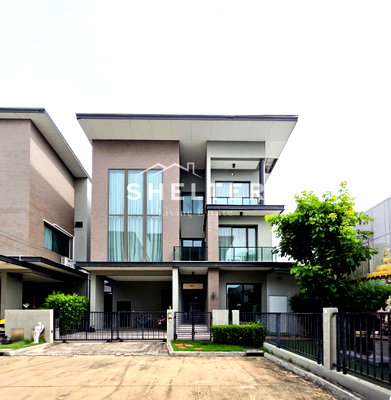 เช่าบ้านเดี่ยว ถนนประชาอุทิศ ห้วยขวาง : Modern Luxury Home 3 ชั้น เชื่อมต่อเส้นเลียบทางด่วนได้ทันที พร้อมเดินทางไปเอกมัย-ทองหล่อ 🚘