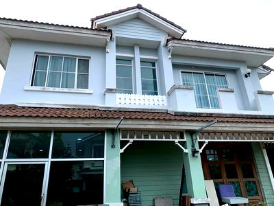 เช่าบ้านเดี่ยว รร.กสิณธรเซนต์ปีเตอร์ : MHR142 ใกล้เซ็นทรัลเวสต์เกต & รถไฟฟ้าสายสีม่วง! ปล่อยเช่าบ้านเดี่ยว 2 ชั้น หมู่บ้านชลลดา ซอยวัดลาดปลาดุก เดินทางสะดวกมาก