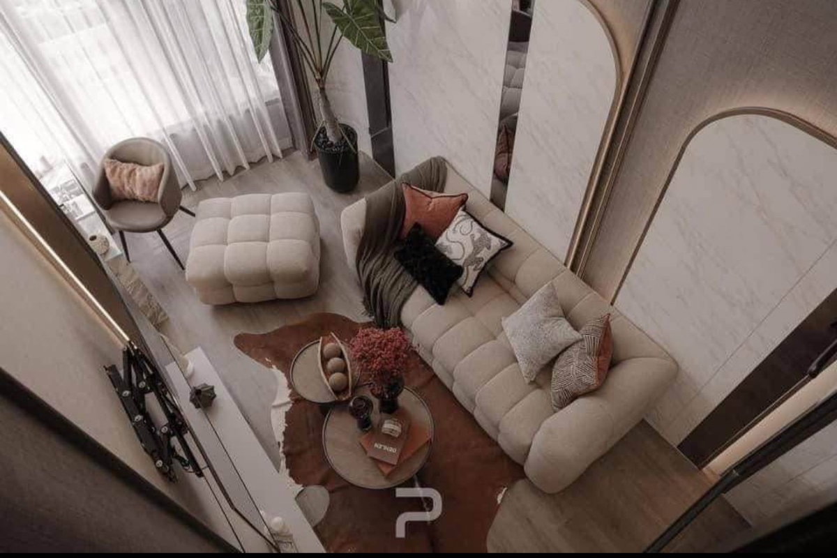 รูป ☘️📣ให้เช่า คอนโด โซโห แบงค็อก รัชดา        ว่างพร้อมเข้าอยู่ (Duplex 2ชั้น)  แต่งสวยครบครันกระเป๋าใบเดียวพร้อมเข้าอยู่ได้เลย☘️ - รูปที่ 15/15