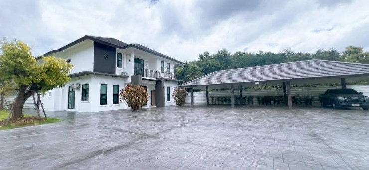 รูป เช่าบ้านสร้างเสร็จใหม่พร้อมเฟอร์ฯ ย่าน สันกำแพงสายเก่า เดินทางสะดวก ใกล้โรงเรียนนานาชาติหลายแห่ง - รูปที่ 23/28
