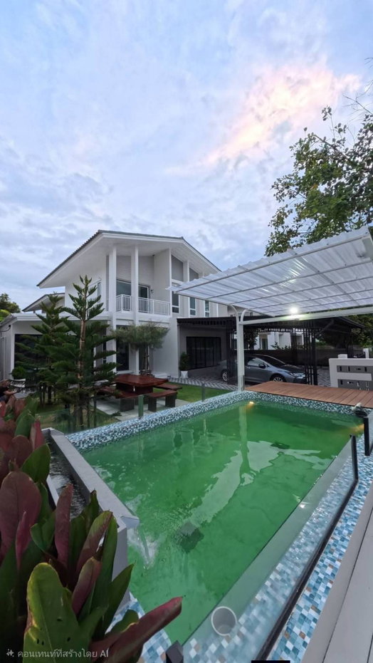 รูป Habitia Motif ฮาบิเทีย โมทิฟ บ้านเดี่ยวหลังใหญ่ กว้างมาก แต่งใหม่ มีสระว่ายน้ำ เฟอร์นิเจอร์สวยพร้อมอยู่ - รูปที่ 2/23