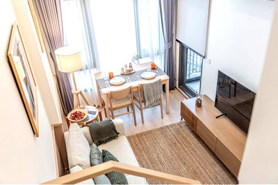 คอนโดให้เช่า : ✨Duplex 2 Bedroom Unit For Rent @ Life Rama 4 Asoke ✨🏡