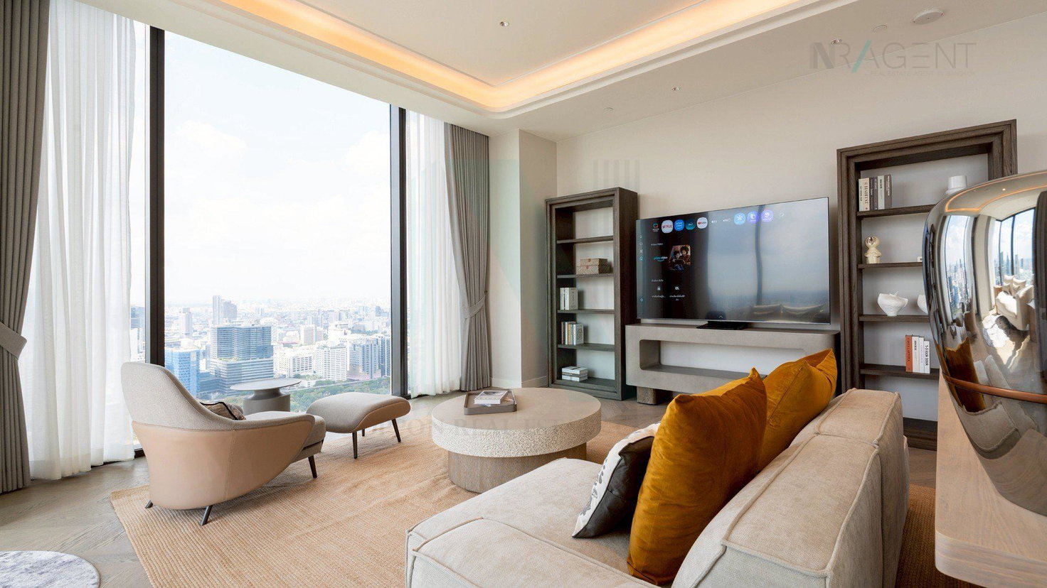 รูป 🎊 ให้เช่าคอนโด วัน เอทตี้ไนน์ ไวร์เลส อาคาร 1 ชั้น 44 Penthouse ขนาด 371.00 ตรม ใกล้ MRT ลุมพินี - รูปที่ 5/8
