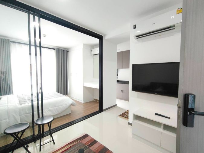 ให้เช่า คอนโดใหม่ ห้องใหม่มือ 1 เอช วัน คอนโด อ่อนนุช-ลาดกระบัง H1 Condo Onnut-Ladkrabang ( ใกล้ เดอะพาซิโอมอลล์ ลาดกระบัง )