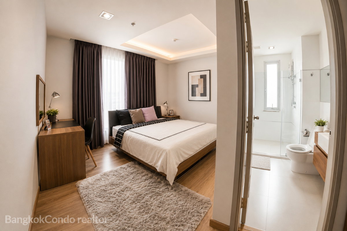 picture 🍀🌸 Cozy Room For Rent 📌 Thru Thonglor  (Line: @rent2022) | Near MRT Phetchaburi  ✨ Ready to move in! ✨ 📌 Ref Code: A11461 - 2/7