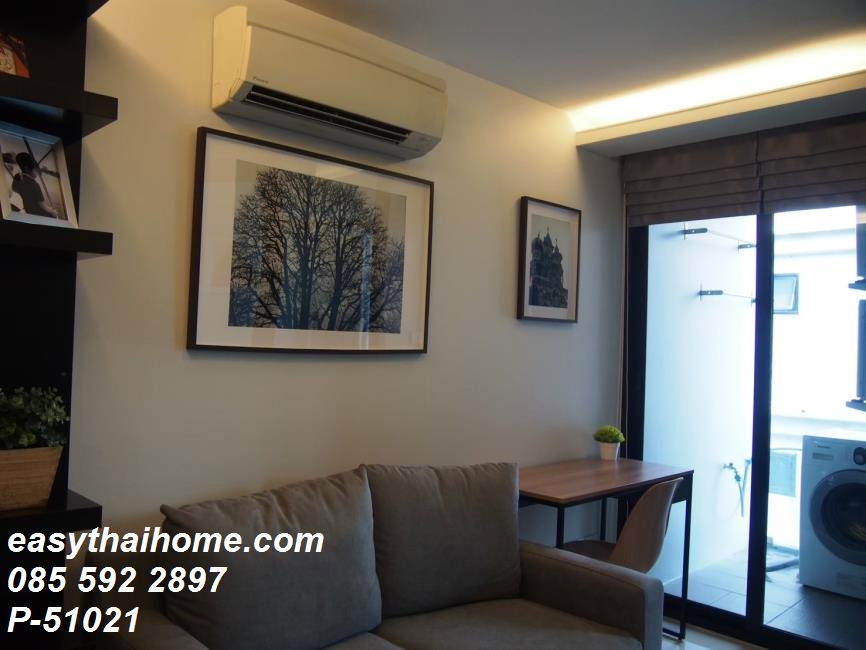 รูป P-51021 — ให้เช่าคอนโด ชั้น 5 SOCIO Ruamrudee ใกล้ BTS เพลินจิต 085-592-2897 Line: @easythaihome - รูปที่ 4/8