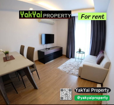 (Eng Below) Thru Thonglor – Large 2-bedroom apartment on a high floor, near Thonglor/Phetchaburi Road. Fully furnished and ready to move in.