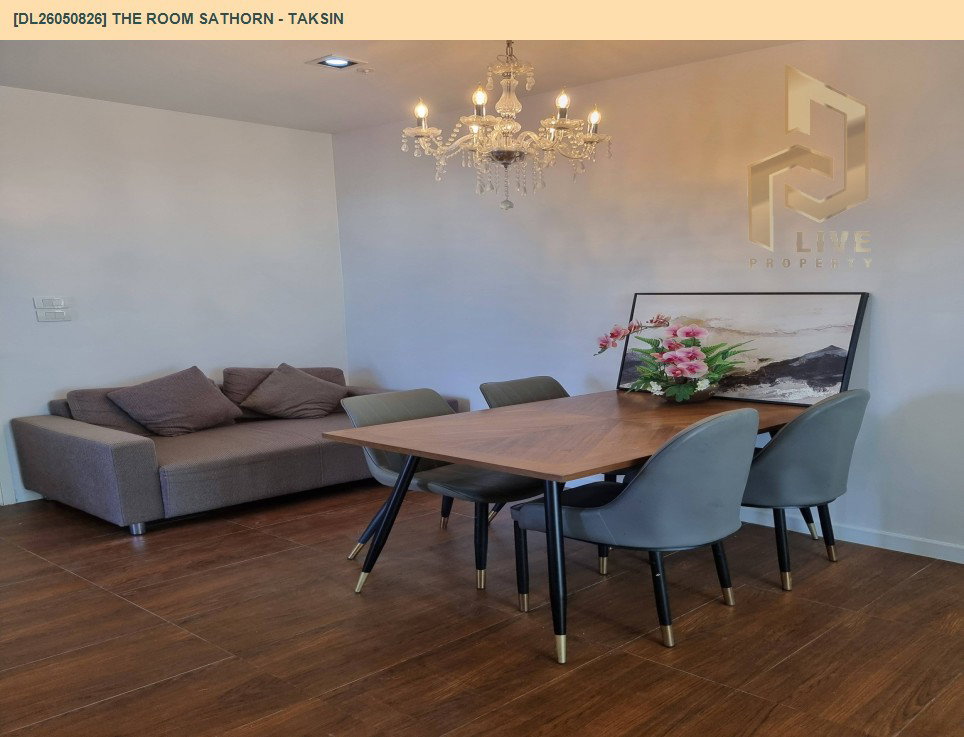 รูป DL26050826 ให้เช่าคอนโด เดอะ รูม สาทร - ตากสิน (The Room Sathorn - Taksin) ใกล้ BTS โพธิ์นิมิตร พร้อมเข้าอยู่ โทรด่วน 0638692663 LineID @655ebbvc - รูปที่ 2/8