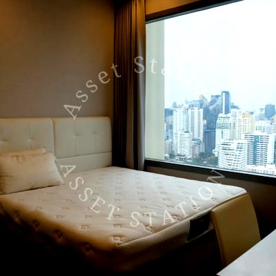Condos for rent : 🏢💎For Rent: Q Asoke, quiet corner unit, fully furnished | MRT Phetchaburi🏙️