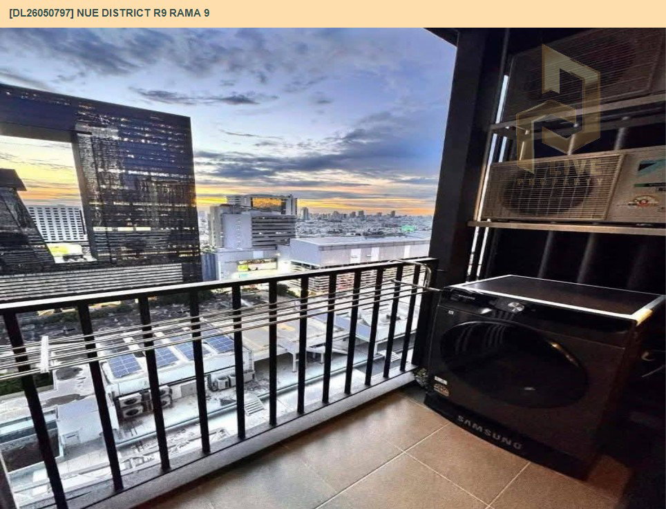 รูป DL26050797 ให้เช่าคอนโด นิว ดิสทริค อาร์ไนน์ พระราม 9 (Nue District R9 Rama 9) ใกล้ - พร้อมเข้าอยู่ โทรด่วน 0638692663 LineID @655ebbvc - รูปที่ 9/9