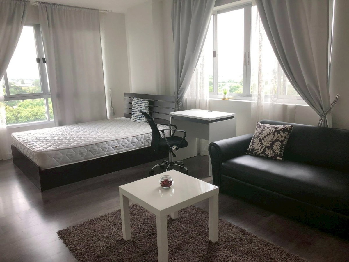 รูป ปล่อยเช่าD condo Abac Bangna 8,500/เดือน ตึก B ห้องใหม่พร้อมอยู่ - รูปที่ 1/8