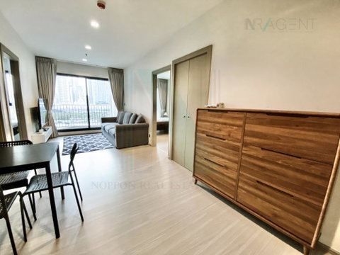 🚩 For Rent Condo LIFE ASOKE - RAMA 9 Building A, Floor 11,2 bed room, Room size 58.00 sqm