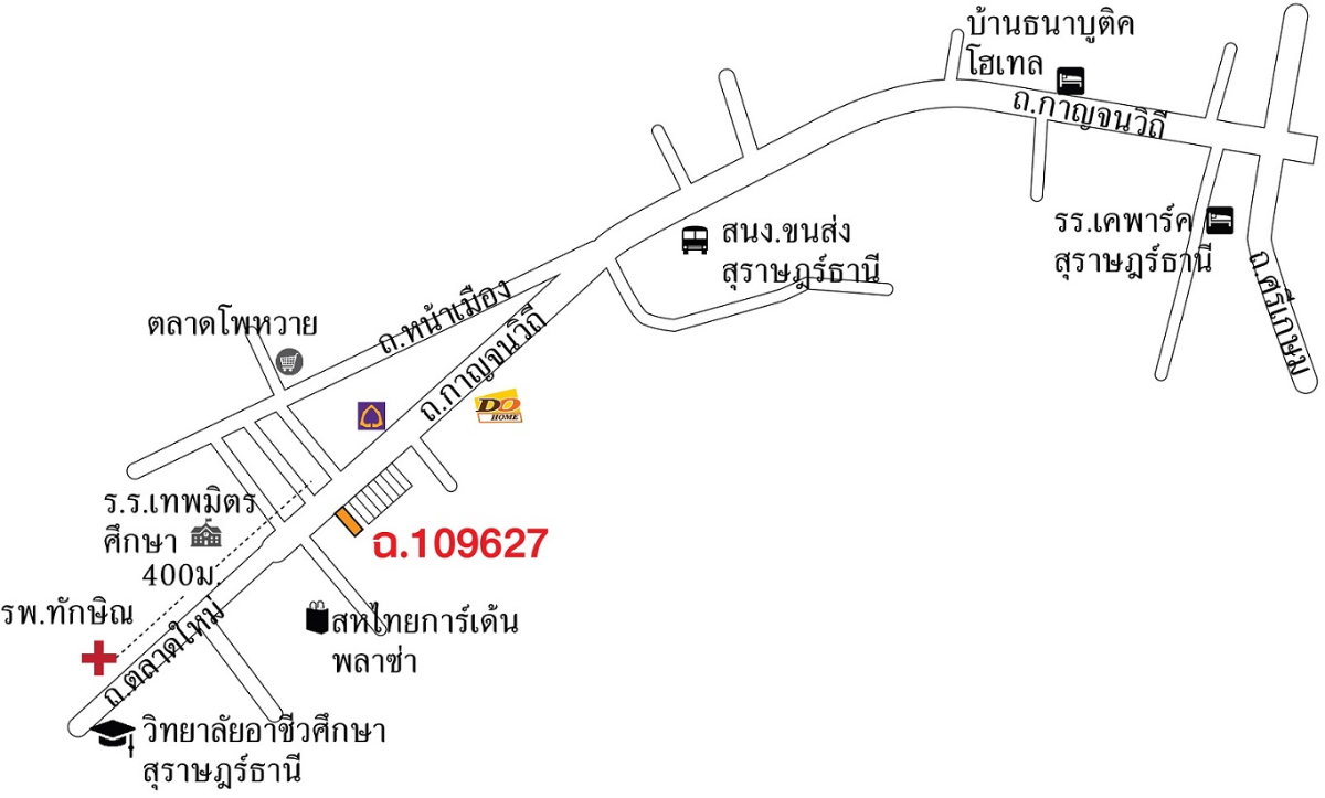 รูป อาคารสำนักงาน ตำบลบางกุ้ง อำเภอเมือง จังหวัดสุราษฎร์ธานี - รูปที่ 4/5