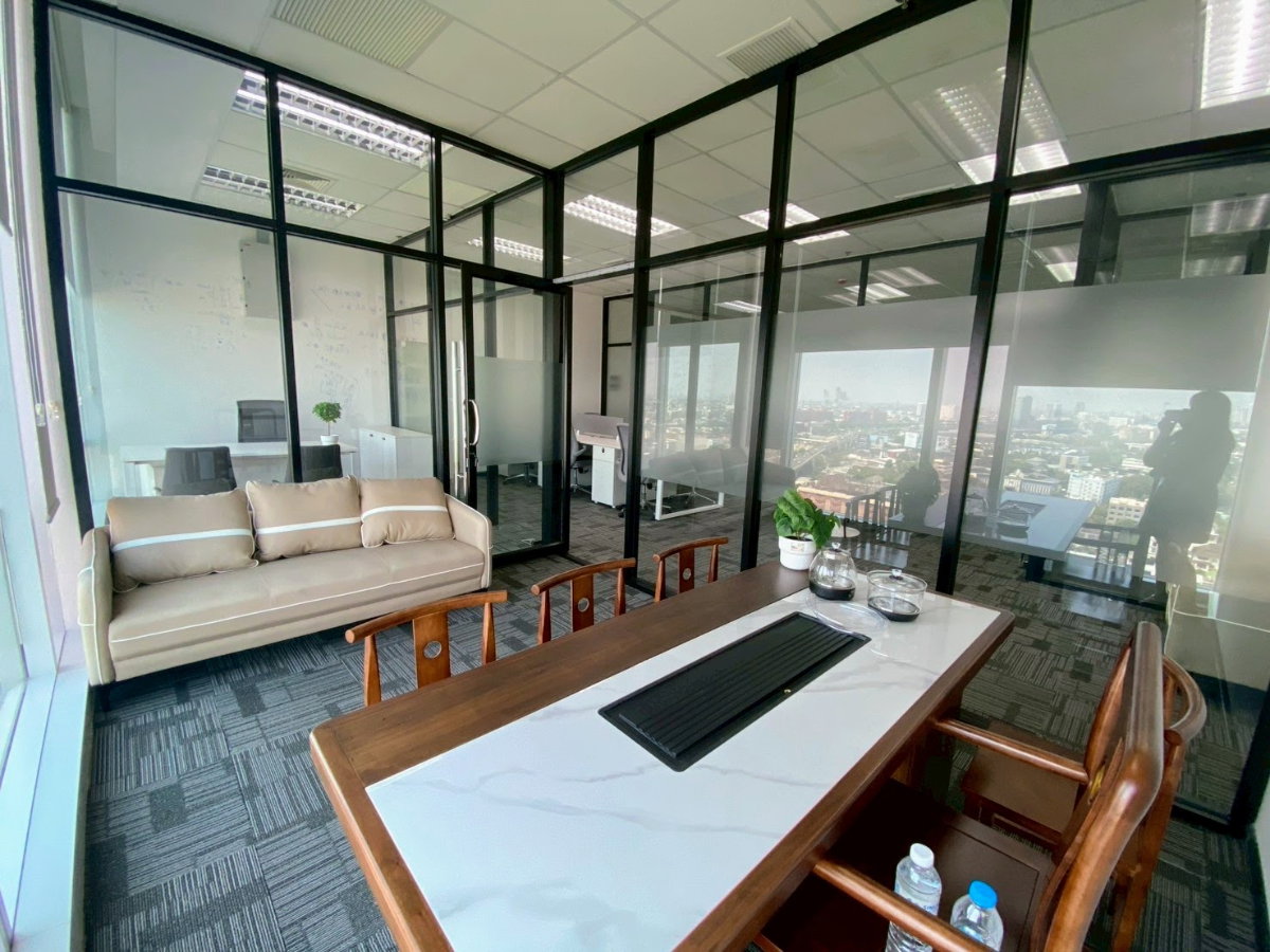 รูป OK Space @เมเจอร์ ทาวเวอร์ พระราม9 50ตรม พื้นที่สำนักงานให้เช่า ใกล้แอร์พอร์ตลิงค์ รามคำแหง เฟอร์ฯครบ พร้อมใช้งาน - รูปที่ 11/12