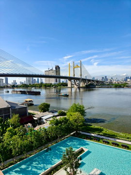  ขายดาวน์คอนโดริมแม่น้ำเจ้าพระยา ห้อง Rare Item วิวดีที่สุดของโครงการ NUE Riverest Ratburana