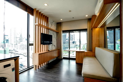 เช่าคอนโด ถนนพระราม 9 : The Line asoke- ratchada 🔥🔅 1 bed Corner room 19,000