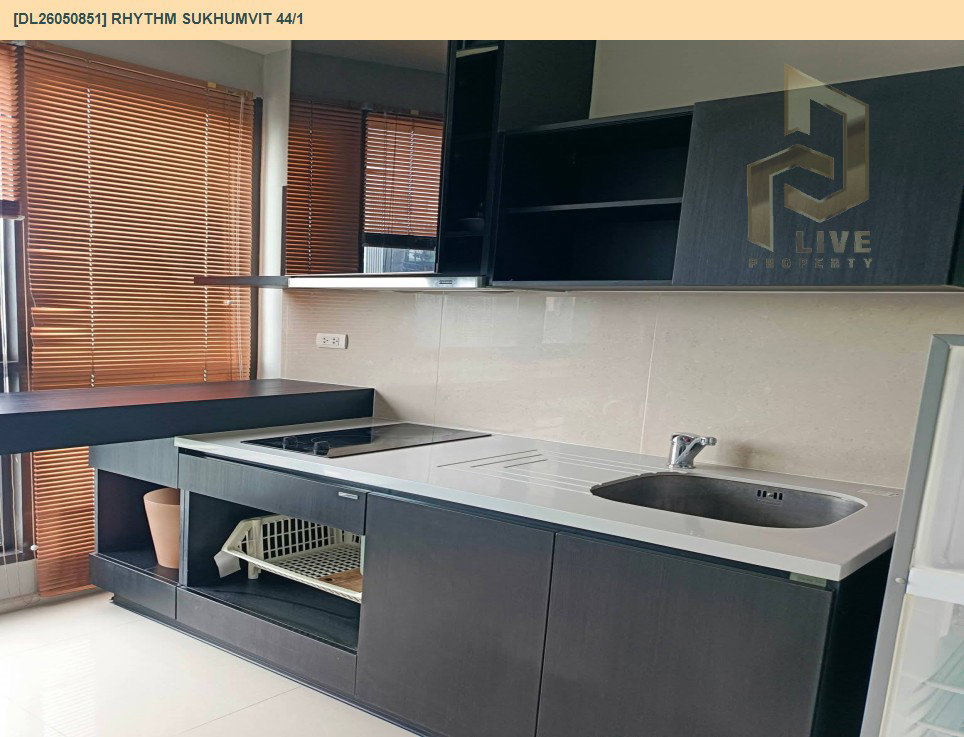 รูป DL26050851 ให้เช่าคอนโด ริทึ่ม สุขุมวิท 44/1 (Rhythm Sukhumvit 44/1) ใกล้ BTS พระโขนง พร้อมเข้าอยู่ โทรด่วน 0614453194 LineID @162cjixi - รูปที่ 6/10