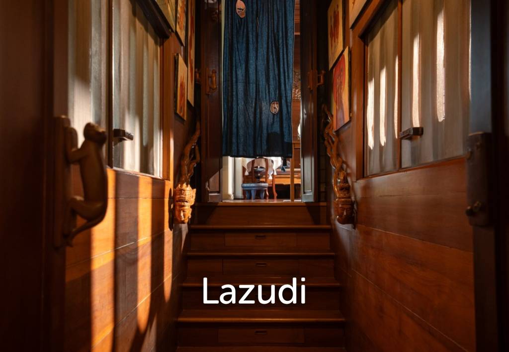 รูป ขายบ้านไม้สัก 3 หลัง 7 ห้องนอน บนเนินใกล้ตัวเมืองเชียงราย - รูปที่ 30/51
