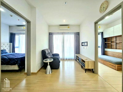 คอนโดให้เช่า : For rent Whizdom Connect ฟังก์ชันยืดหยุ่น 1 ห้องนอน + Flexi Room ปรับทำงานหรือพักผ่อนได้ มีโซฟาเบด รองรับทุกไลฟ์สไตล์ พร้อมวิวโล่งบางนา