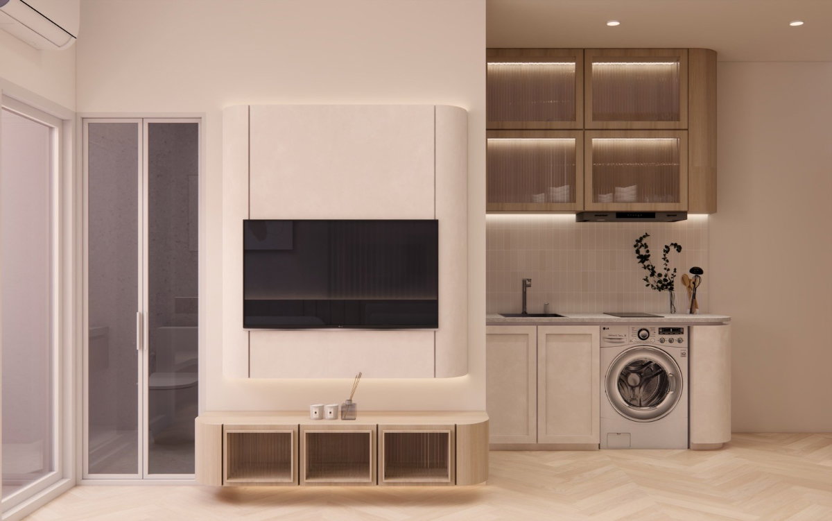 รูป ขายทรี บูทีค คอนโด นิมมาน (Tree Boutique Condo) ยูนิตแต่งหรูสไตล์ Modern Contemporary รีโนเวทใหม่เอี่ยม ทำเลทองในซอยสุขเกษม ติดประเสริฐแลนด์ - รูปที่ 12/22