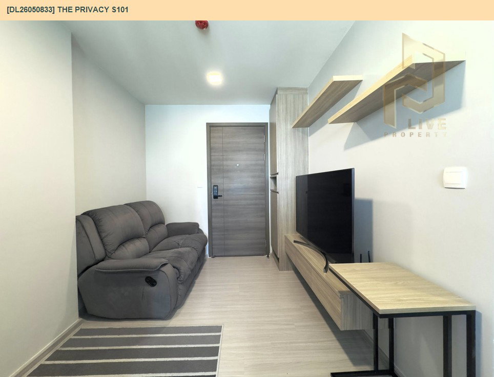 รูป DL26050833 ให้เช่าคอนโด เดอะ ไพรเวซี่ เอส 101 (THE PRIVACY S101) ใกล้ BTS ปุณณวิธี พร้อมเข้าอยู่ โทรด่วน 0638692663 LineID @655ebbvc - รูปที่ 4/11