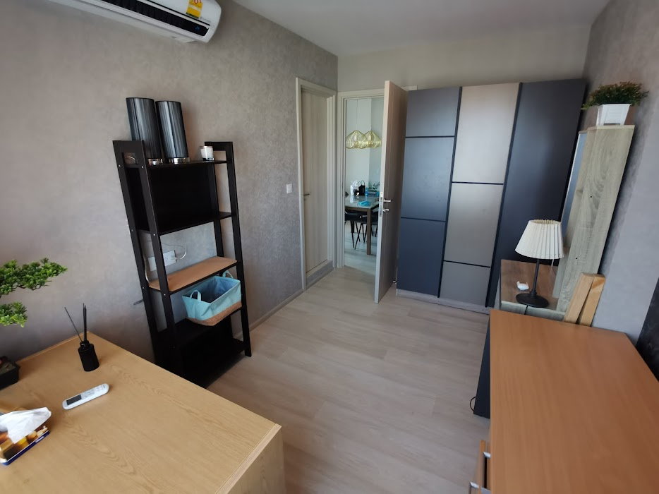 picture Condo for RENT : Life one wireless   𝐒𝐢𝐳𝐞 : 63 sqm.  𝐓𝐲𝐩𝐞 : 2 Bed 2 Bath / closed kitchen / Balcony   𝐅𝐥𝐨𝐨𝐫 : 33rd   / Fully furnished - 14/17