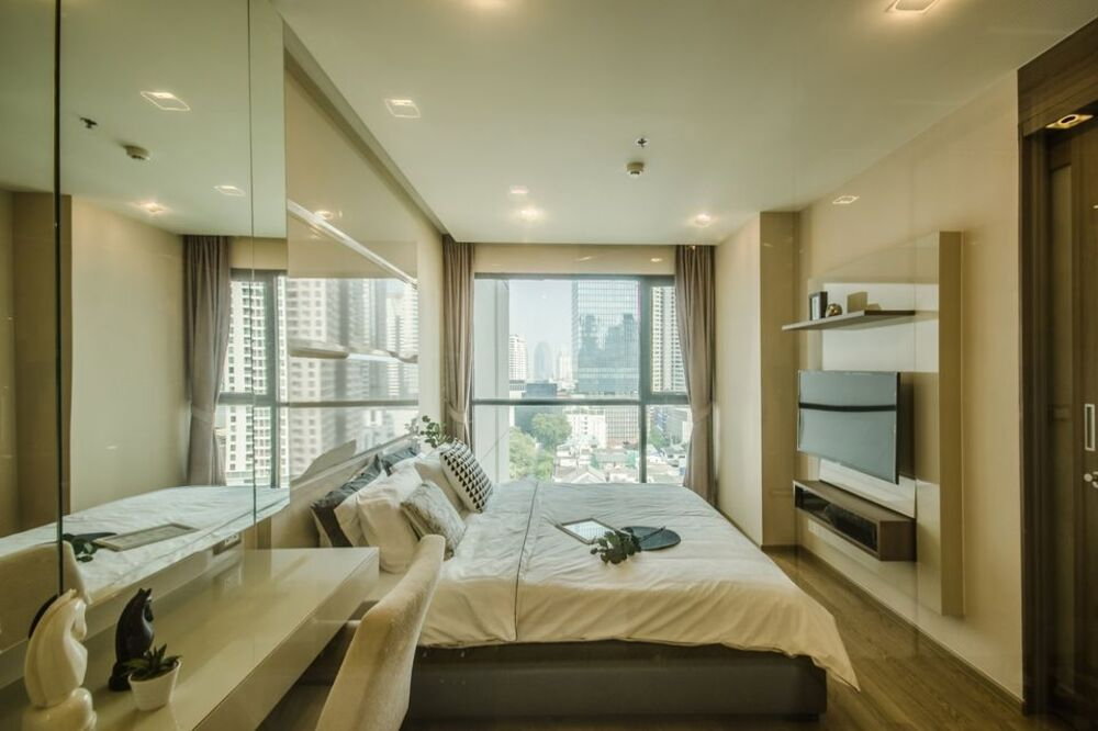 รูป 🔥เช่าด่วน !! The Address Sathorn, 1 ห้องนอน 1 ห้องน้ำ, ชั้นสูง 13++, วิวมหานคร, ห้องทิศตะวันออก !!🔥Code C20241100048 แต่งครบ, พร้อมเข้าอยู่ 📣📣 - รูปที่ 5/7