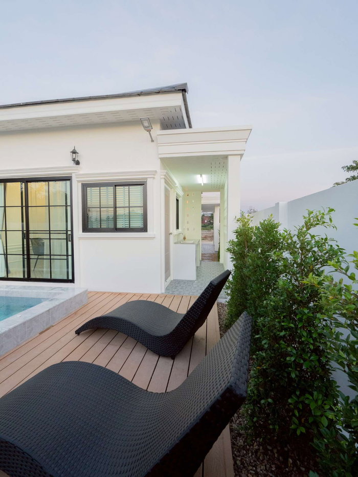 รูป บ้านใหม่แกะกล่อง บ้านหรูสไตร์อังกฤษ ตกแต่งพร้อมเข้าอยู่ สระว่ายน้ำส่วนตัว วิวทุ่งนา บ้านทำเลชานเมือง #CDK100829 - รูปที่ 35/40