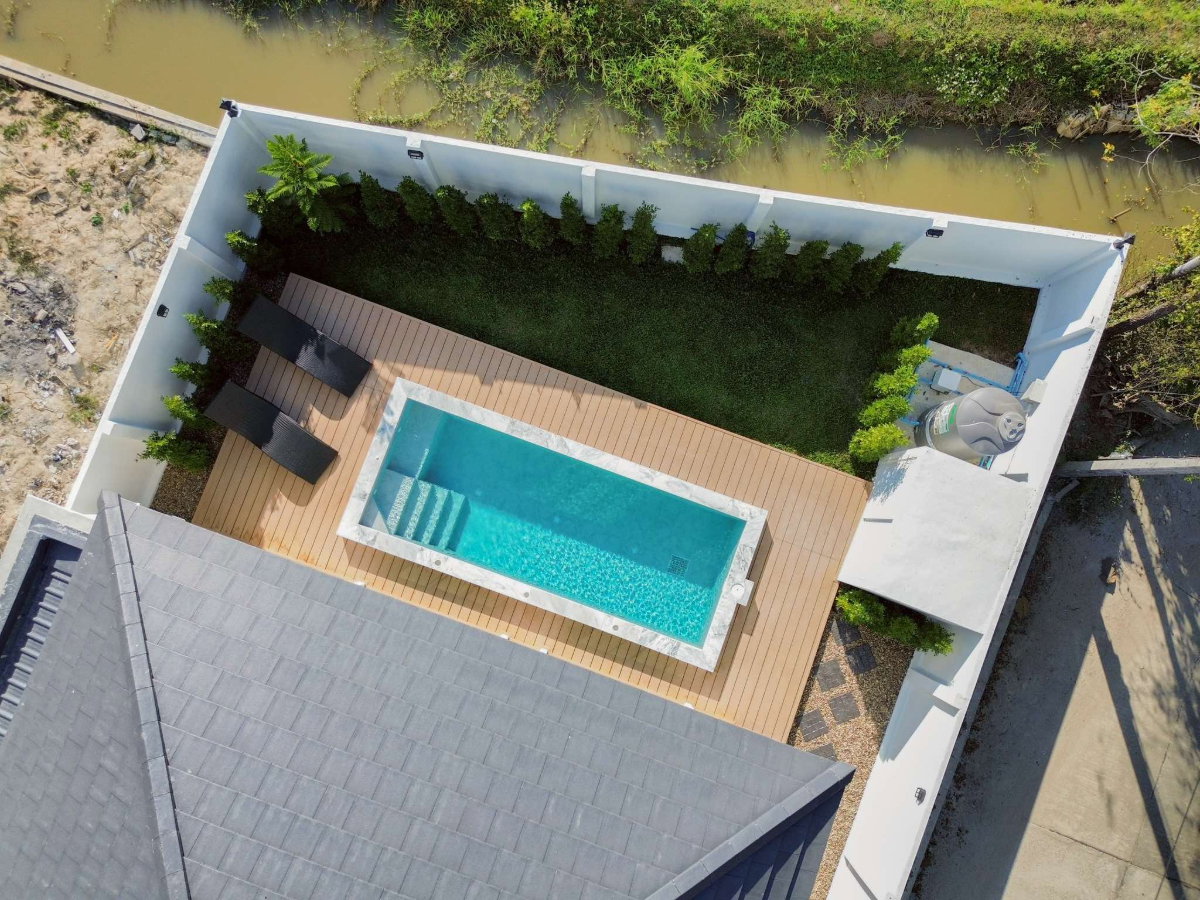 รูป บ้านใหม่แกะกล่อง บ้านหรูสไตร์อังกฤษ ตกแต่งพร้อมเข้าอยู่ สระว่ายน้ำส่วนตัว วิวทุ่งนา บ้านทำเลชานเมือง #CDK100829 - รูปที่ 39/40