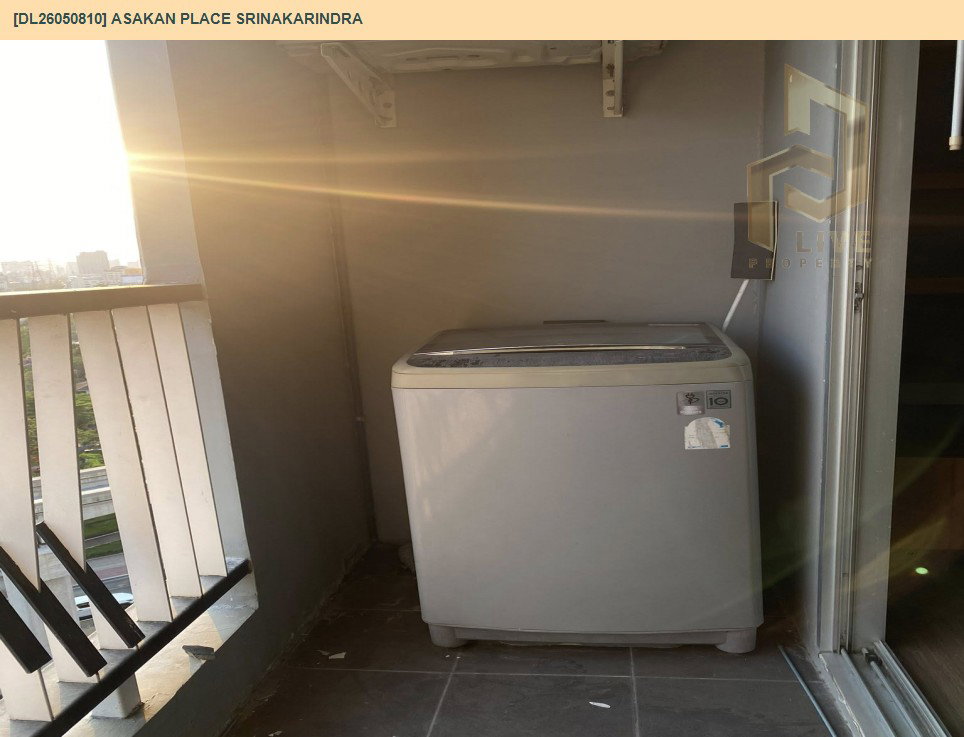 รูป DL26050810 ขายคอนโด อัสสกาญจน์ เพลส ศรีนครินทร์ (Asakan Place Srinakarindra) ใกล้ ARL หัวหมาก พร้อมเข้าอยู่ โทรด่วน 0653619502 LineID @897iyzll - รูปที่ 9/14