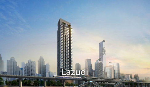 45.89 sqm highârise condo on 34th floor at Anil Sathorn 12 Si Lom