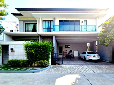 Houses for rent : WS7542 🌟 Luxury detached house for rent at The City Ekkamai – Ladprao 🌟 🐶 Pet Friendly. Rent only 170,000 THB/month.